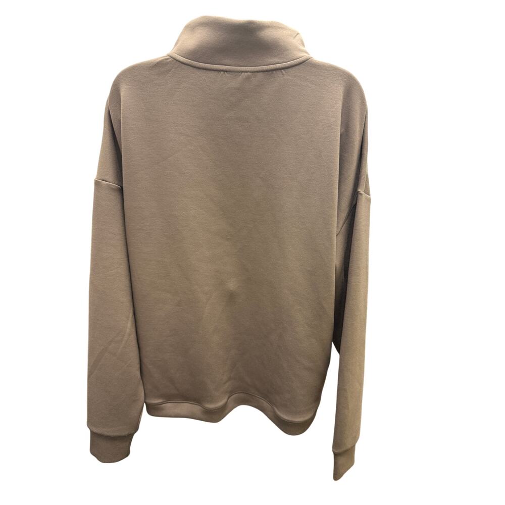 (Lot 2) YOGALICIOUS LUX Women’s M Crosstrain pullover Shirt gray taupe Long - Picture 7 of 8